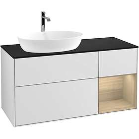 Villeroy & Boch Tvättställsskåp Finion med 3 Lådor Hylla och Bänkskiva för Ocentrerat från Artis Collaro G812PCMT