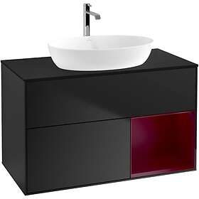 Villeroy & Boch Tvättställsskåp Finion med 2 Lådor Hylla och Bänkskiva för Fristående från Artis Collaro GA22HBPD