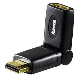 Hama HDMI - HDMI (swivel) M-F Adapter