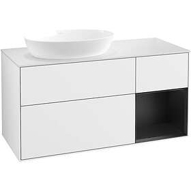 Villeroy & Boch Tvättställsskåp Finion med 3 Lådor Hylla och Bänkskiva för Ocentrerat från Artis Collaro FA51PDGF