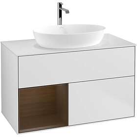 Villeroy & Boch Tvättställsskåp Finion med 2 Lådor Hylla och Bänkskiva för Fristående från Artis Collaro G771GNMT