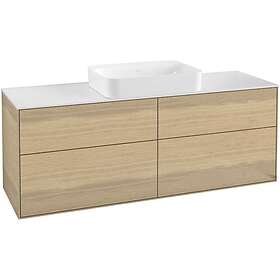 Villeroy & Boch Tvättställsskåp Finion med 4 Lådor och Bänkskiva för Fristående G73100PC