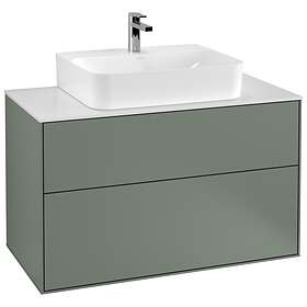 Villeroy & Boch Tvättställsskåp Finion med 2 Lådor och Bänkskiva för Centrerat F10100GM