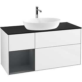 Villeroy & Boch Tvättställsskåp Finion med 3 Lådor Hylla och Bänkskiva för Fristående från Artis Collaro GA62HGGF