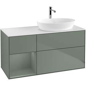 Villeroy & Boch Tvättställsskåp Finion med 3 Lådor Hylla och Bänkskiva för Ocentrerat från Artis Collaro GA41GMGM