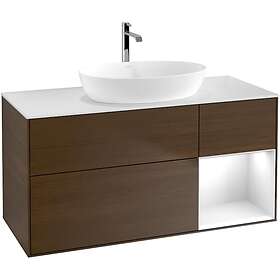 Villeroy & Boch Tvättställsskåp Finion med 3 Lådor Hylla och Bänkskiva för Fristående från Artis Collaro G831GFGN