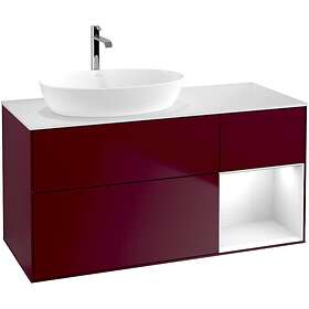 Villeroy & Boch Tvättställsskåp Finion med 3 Lådor Hylla och Bänkskiva för Ocentrerat från Artis Collaro GA51GFHB