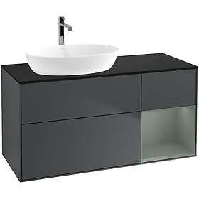 Villeroy & Boch Tvättställsskåp Finion med 3 Lådor Hylla och Bänkskiva för Ocentrerat från Artis Collaro GA52GMHG