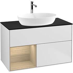 Villeroy & Boch Tvättställsskåp Finion med 2 Lådor Hylla och Bänkskiva för Fristående från Artis Collaro G772PCMT