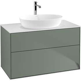 Villeroy & Boch Tvättställsskåp Finion med 2 Lådor och Bänkskiva för Fristående från Artis Collaro G76100GM