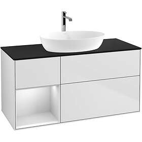 Villeroy & Boch Tvättställsskåp Finion med 3 Lådor Hylla och Bänkskiva för Fristående från Artis Collaro G822MTMT