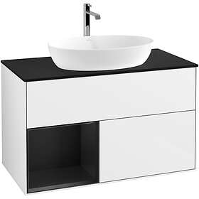 Villeroy & Boch Tvättställsskåp Finion med 2 Lådor Hylla och Bänkskiva för Fristående från Artis Collaro G772PDGF