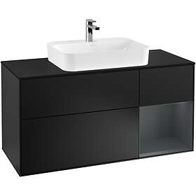 Villeroy & Boch Tvättställsskåp Finion med 3 Lådor Hylla och Bänkskiva för Ytmonterat G422HGPD