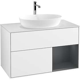 Villeroy & Boch Tvättställsskåp Finion med 2 Lådor Hylla och Bänkskiva för Fristående från Artis Collaro GA21HGGF
