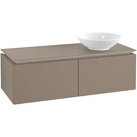 Villeroy & Boch Tvättställsskåp Legato Kompakt 1200 med 2 Lådor för Ocentrerat Ytmonterat B58100VG