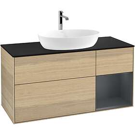 Villeroy & Boch Tvättställsskåp Finion med 3 Lådor Hylla och Bänkskiva för Fristående från Artis Collaro GA72HGPC