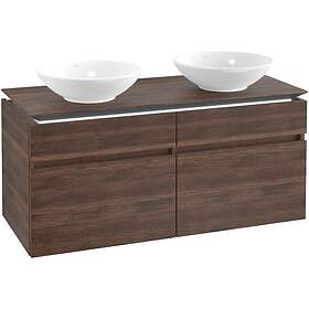 Villeroy & Boch Tvättställsskåp Legato 1200 med 4 Lådor för Två Ytmonterade B584L0VH