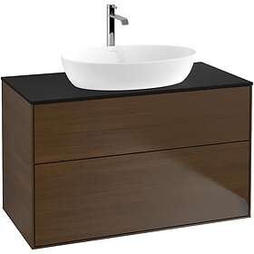 Villeroy & Boch Tvättställsskåp Finion med 2 Lådor och Bänkskiva för Fristående från Artis Collaro G76200GN