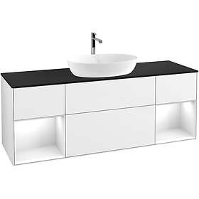 Villeroy & Boch Tvättställsskåp Finion med Två Hyllor och Bänkskiva för Fristående från Artis Collaro G862GFGF