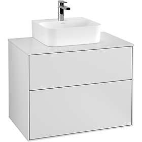 Villeroy & Boch Tvättställsskåp Finion med 2 Lådor och Bänkskiva för Kompakt G08100MT