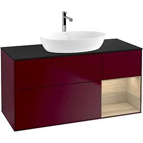 Villeroy & Boch Tvättställsskåp Finion med 3 Lådor Hylla och Bänkskiva för Fristående från Artis Collaro GA72PCHB