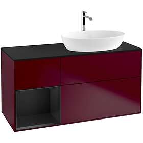 Villeroy & Boch Tvättställsskåp Finion med 3 Lådor Hylla och Bänkskiva för Ocentrerat från Artis Collaro G802PDHB