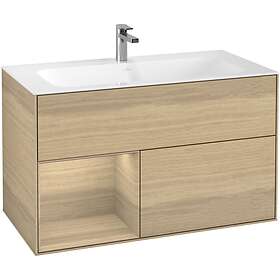 Villeroy & Boch Tvättställsskåp Finion med 2 Lådor och Hylla för Inbyggt G030PCP