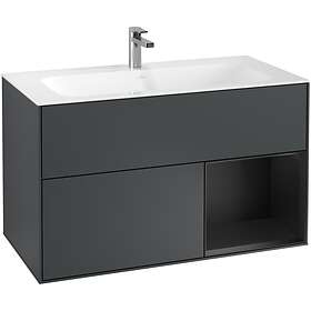 Villeroy & Boch Tvättställsskåp Finion med 2 Lådor och Hylla för Inbyggt F040PDH