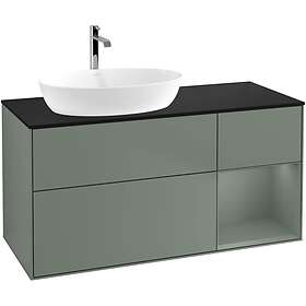 Villeroy & Boch Tvättställsskåp Finion med 3 Lådor Hylla och Bänkskiva för Ocentrerat från Artis Collaro G812GMGM