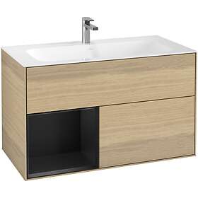Villeroy & Boch Tvättställsskåp Finion med 2 Lådor och Hylla för Inbyggt F030PDP