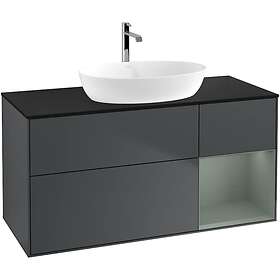 Villeroy & Boch Tvättställsskåp Finion med 3 Lådor Hylla och Bänkskiva för Fristående från Artis Collaro GA72GMHG