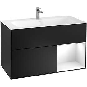 Villeroy & Boch Tvättställsskåp Finion med 2 Lådor och Hylla för Inbyggt F040GFP