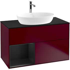 Villeroy & Boch Tvättställsskåp Finion med 2 Lådor Hylla och Bänkskiva för Fristående från Artis Collaro G772PDHB