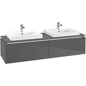 Villeroy & Boch Tvättställsskåp Legato Kompakt 1600 med 2 Lådor för Två från Finion Subway B692L0FP