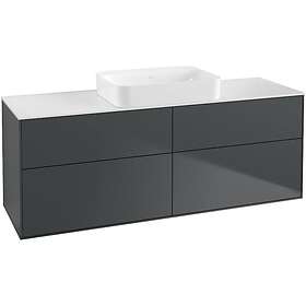 Villeroy & Boch Tvättställsskåp Finion med 4 Lådor och Bänkskiva för Fristående G73100HG