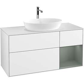 Villeroy & Boch Tvättställsskåp Finion med 3 Lådor Hylla och Bänkskiva för Fristående från Artis Collaro G831GMGF