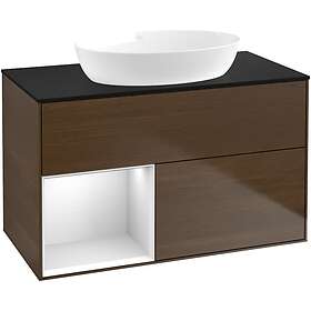 Villeroy & Boch Tvättställsskåp Finion med 2 Lådor Hylla och Bänkskiva för Fristående från Artis Collaro FA12MTGN
