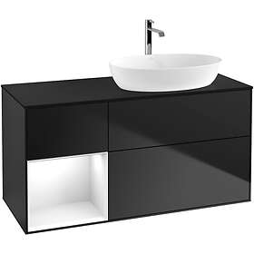 Villeroy & Boch Tvättställsskåp Finion med 3 Lådor Hylla och Bänkskiva för Ocentrerat från Artis Collaro GA42GFPD