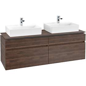 Villeroy & Boch Tvättställsskåp Legato 1600 med 4 Lådor för Två från Memento B67700VH