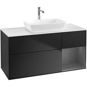 Villeroy & Boch Tvättställsskåp Finion med 3 Lådor Hylla och Bänkskiva för Fristående från Artis Collaro F831GKPD