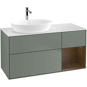 Villeroy & Boch Tvättställsskåp Finion med 3 Lådor Hylla och Bänkskiva för Ocentrerat från Artis Collaro GA51GNGM