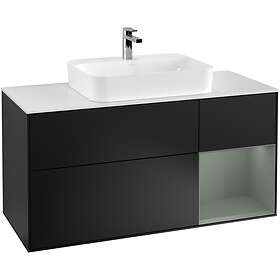 Villeroy & Boch Tvättställsskåp Finion med 3 Lådor Hylla och Bänkskiva för Ytmonterat F421GMPD