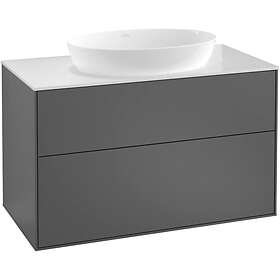 Villeroy & Boch Tvättställsskåp Finion med 2 Lådor och Bänkskiva för Fristående från Artis Collaro FA0100GK