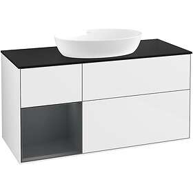 Villeroy & Boch Tvättställsskåp Finion med 3 Lådor Hylla och Bänkskiva för Fristående från Artis Collaro FA62HGGF