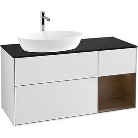 Villeroy & Boch Tvättställsskåp Finion med 3 Lådor Hylla och Bänkskiva för Ocentrerat från Artis Collaro GA52GNMT