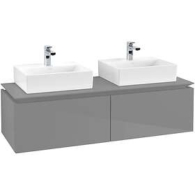 Villeroy & Boch Tvättställsskåp Legato Kompakt 1400 med 2 Lådor för Två B66800FP