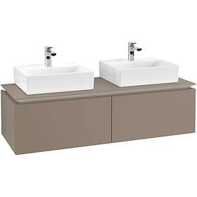 Villeroy & Boch Tvättställsskåp Legato Kompakt 1400 med 2 Lådor för Två B66800VG