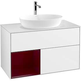 Villeroy & Boch Tvättställsskåp Finion med 2 Lådor Hylla och Bänkskiva för Fristående från Artis Collaro G771HBGF