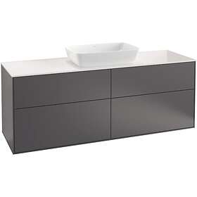 Villeroy & Boch Tvättställsskåp Finion med 4 Lådor och Bänkskiva för Fristående F73100GK