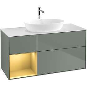 Villeroy & Boch Tvättställsskåp Finion med 3 Lådor Hylla och Bänkskiva för Fristående från Artis Collaro GA61HFGM